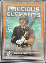 Reggie Crawford [Orange] #PE-20 Baseball Cards 2023 Bowman Platinum Precious Elements Prices