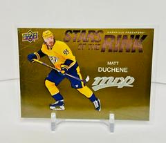 Matt Duchene [Gold] Hockey Cards 2023 Upper Deck MVP Stars of the Rink Prices