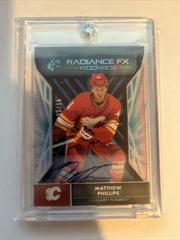Matthew Phillips [Autograph] Hockey Cards 2021 SPx Radiance FX Prices