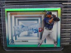 Wander Franco [Aqua Refractor] #B3D-1 Baseball Cards 2022 Bowman in 3D Prices