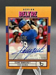 Adrian Beltre [Orange] #AC-AB Baseball Cards 2022 Topps Brooklyn Collection Autographs Prices