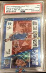 Chet Holmgren [Red Wave] #11 Basketball Cards 2022 Panini Contenders Optic First Class Ticket Prices