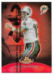 Dan Marino [Red Refractor w/ Coating] #T3 Football Cards 1999 Topps Finest Team Prices