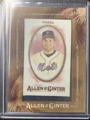 Mike Piazza [Mini Framed Cloth] #149 Baseball Cards 2017 Topps Allen & Ginter Prices