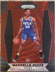 Markelle Fultz [Red Shimmer] Basketball Cards 2017 Panini Prizm Prices