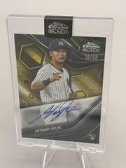 Anthony Volpe [Gold] Baseball Cards 2023 Topps Chrome Black Autographs Prices