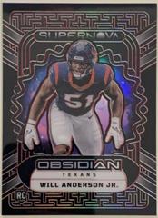 Will Anderson Jr. [Red Electric Etch] #23 Football Cards 2023 Panini Obsidian Supernova Prices