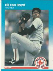 Oil Can Boyd #30 Baseball Cards 1987 Fleer Prices