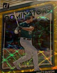 Matt Olson #D-6 Baseball Cards 2022 Panini Donruss Dominators Prices