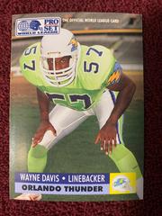 Wayne Davis Football Cards 1991 Pro Set Wlaf Inserts Prices
