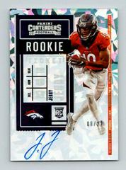 Jerry Jeudy [Autograph Cracked Ice] Football Cards 2020 Panini Contenders Prices