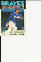 Ted Simmons Baseball Cards 1986 Topps Traded Prices