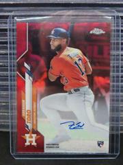Abraham Toro [Red Refractor] Baseball Cards 2020 Topps Chrome Rookie Autographs Prices