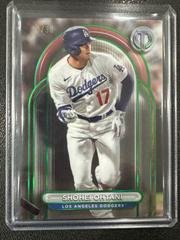 Shohei Ohtani [Green] Baseball Cards 2024 Topps Tribute Prices