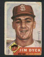 Jim Dyck Baseball Cards 1953 Topps Prices
