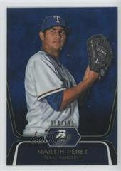 Martin Perez [Blue Refractor] #BPP34 Baseball Cards 2012 Bowman Platinum Prospects Prices