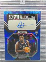 Adama Sanogo [Blue Ice] #SS-ADS Basketball Cards 2023 Panini Prizm Draft Picks Sensational Signatures Prices