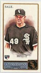 Chris Sale [Mini] #85 Baseball Cards 2011 Topps Allen & Ginter Prices