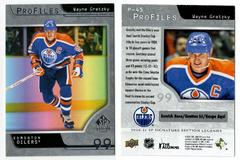 Wayne Gretzky Hockey Cards 2020 SP Signature Edition Legends Profiles Prices
