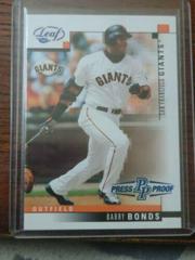 Barry Bonds #235 Baseball Cards 2003 Leaf Prices