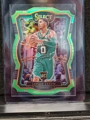 Jayson Tatum [Die Cut Neon Green Prizm] Basketball Cards 2017 Panini Select Prices