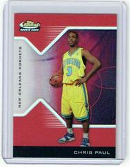 Chris Paul [Red Refractor] Basketball Cards 2004 Finest Prices