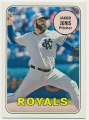 Jakob Junis [Throwback] #539 Baseball Cards 2018 Topps Heritage Prices