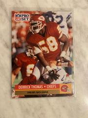 Derrick Thomas [Chiefs Helmet on Front] Football Cards 1991 Pro Set Prices