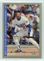 Brett Butler #8 Baseball Cards 1993 Fleer Fruit of the Loom Prices