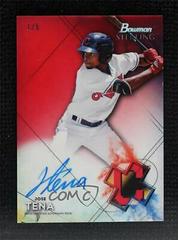 Jose Tena [Red Refractor] #BSPA-JT Baseball Cards 2021 Bowman Sterling Prospect Autographs Prices