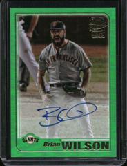 Brian Wilson [Green] #01FF-BW Baseball Cards 2023 Topps Archives 2001 Fan Favorites Autographs Prices