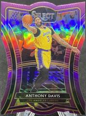 Anthony Davis [Die Cut Purple Prizm] Basketball Cards 2019 Panini Select Prices