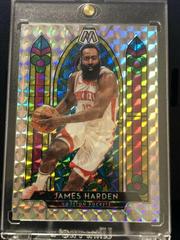 James Harden #5 Basketball Cards 2019 Panini Mosaic Stained Glass Prices