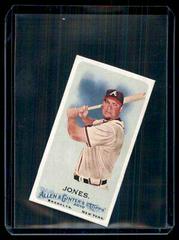 Chipper Jones [Mini Bazooka Back] Baseball Cards 2010 Topps Allen & Ginter Prices