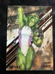 She-Hulk [Burgundy Foil] #64 Marvel 2022 Ultra Avengers Prices