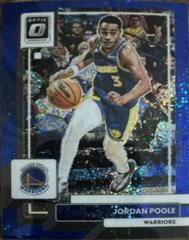 Jordan Poole [Blue Sparkle] #100 Basketball Cards 2022 Panini Donruss Optic Prices