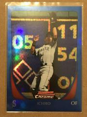 Ichiro [Blue Refractor] #135 Baseball Cards 2011 Bowman Chrome Prices