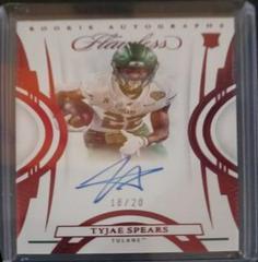 Tyjae Spears [Autograph Ruby] #114 Football Cards 2023 Panini Flawless Collegiate Prices