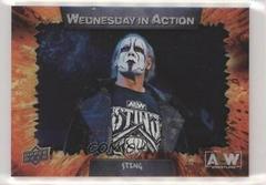 Sting Wrestling Cards 2021 Upper Deck AEW Wednesday in Action Prices
