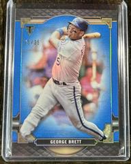 George Brett [Sapphire] #5 Baseball Cards 2022 Topps Triple Threads Prices