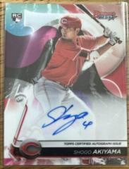 Shogo Akiyama [Refractor] #SA Baseball Cards 2020 Bowman's Best of 2020 Autographs Prices