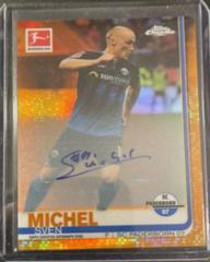 Sven Michel [Autograph Orange Refractor] #8 Soccer Cards 2019 Topps Chrome Bundesliga Prices