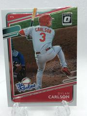 Dylan Carlson #TR3 Baseball Cards 2021 Panini Donruss Optic The Rookies Prices