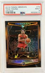 Trae Young [Orange] Basketball Cards 2018 Panini Obsidian Prices
