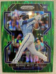 Bobby Witt Jr. [Forest Green Flash Prizm] #33 Baseball Cards 2022 Panini Prizm Prices