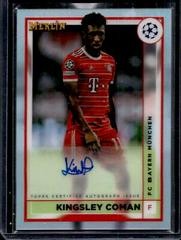 Kingsley Coman Soccer Cards 2022 Topps Merlin Chrome UEFA Club Competitions Autographs Prices