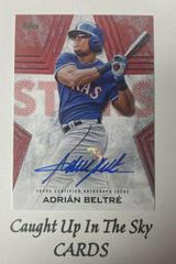 Adrian Beltre [Red] #BSA-AB Baseball Cards 2023 Topps Update Stars Autographs Prices