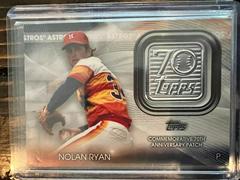 Nolan Ryan #70LP-NR Baseball Cards 2021 Topps 70th Anniversary Logo Patch Prices