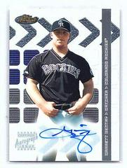 Garrett Gentry [Certified Autograph] #106 Baseball Cards 2002 Finest Prices
