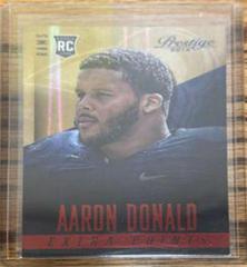 Aaron Donald [Extra Points Red] #202 Football Cards 2014 Panini Prestige Prices